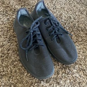 AllBirds tree runners charcoal on charcoal. Size 8 womens.